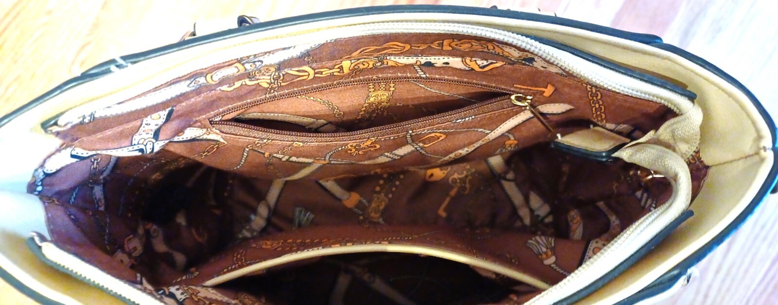 Handbag Shoulder Strap Purse Zipper Compartment