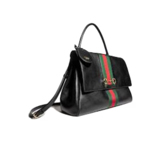 GUCCI Paparazzo Leather Shoulder bag Large Women’s Black 14.6*5.1*11.4 in