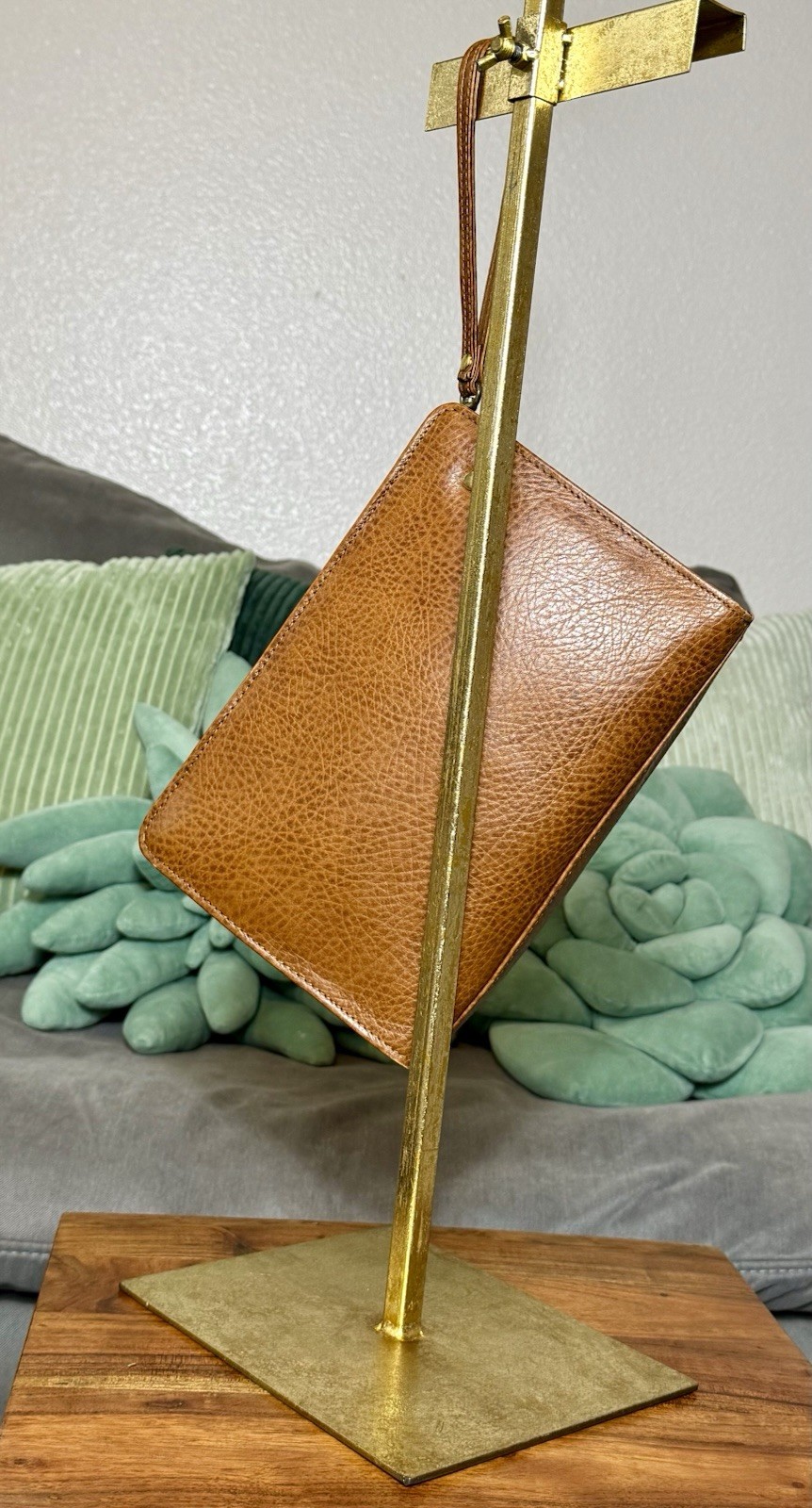 RARE East Woody Leather Executive Clutch