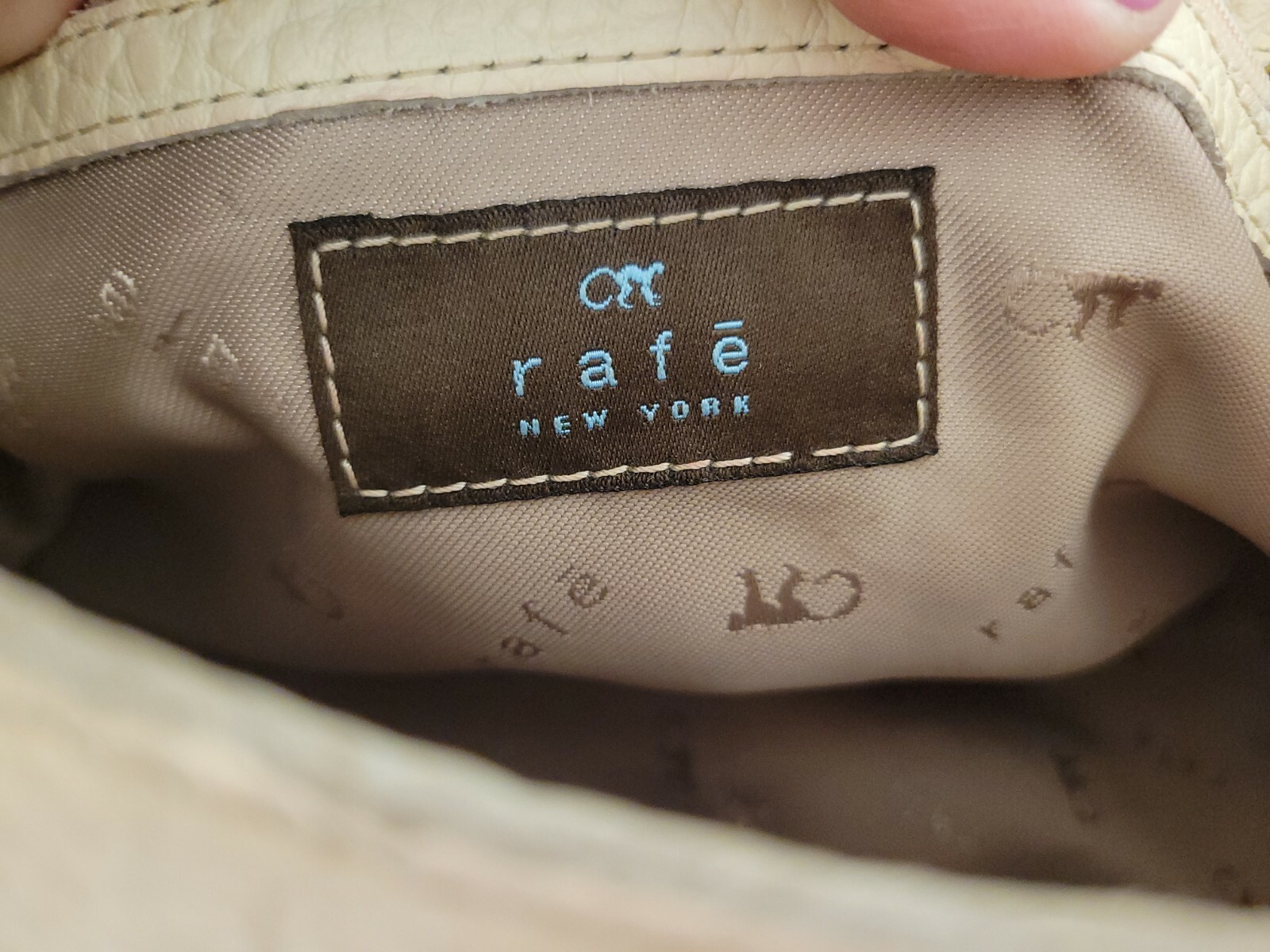 Rafe New York Pebble Leather / Studded Hobo Shoulder Bag