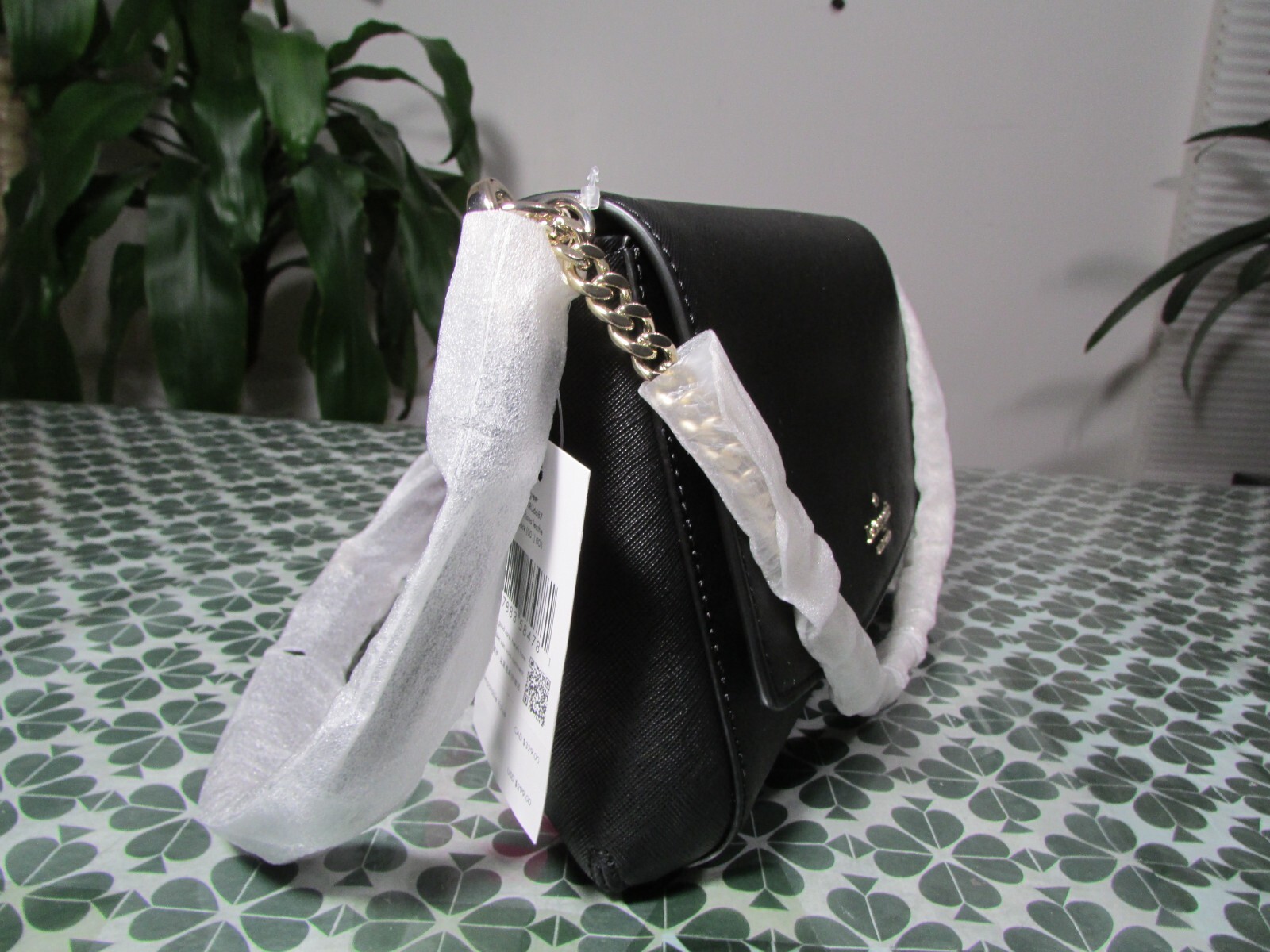 NWT Kate Spade Saffiano Leather Laurel Way Greer Crossbody Bag Black