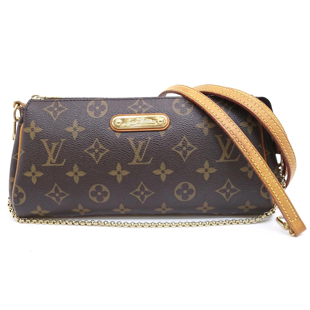 Louis Vuitton Eva M95567 Monogram Brown Shoulder Bag 2WAY Body r0_0512