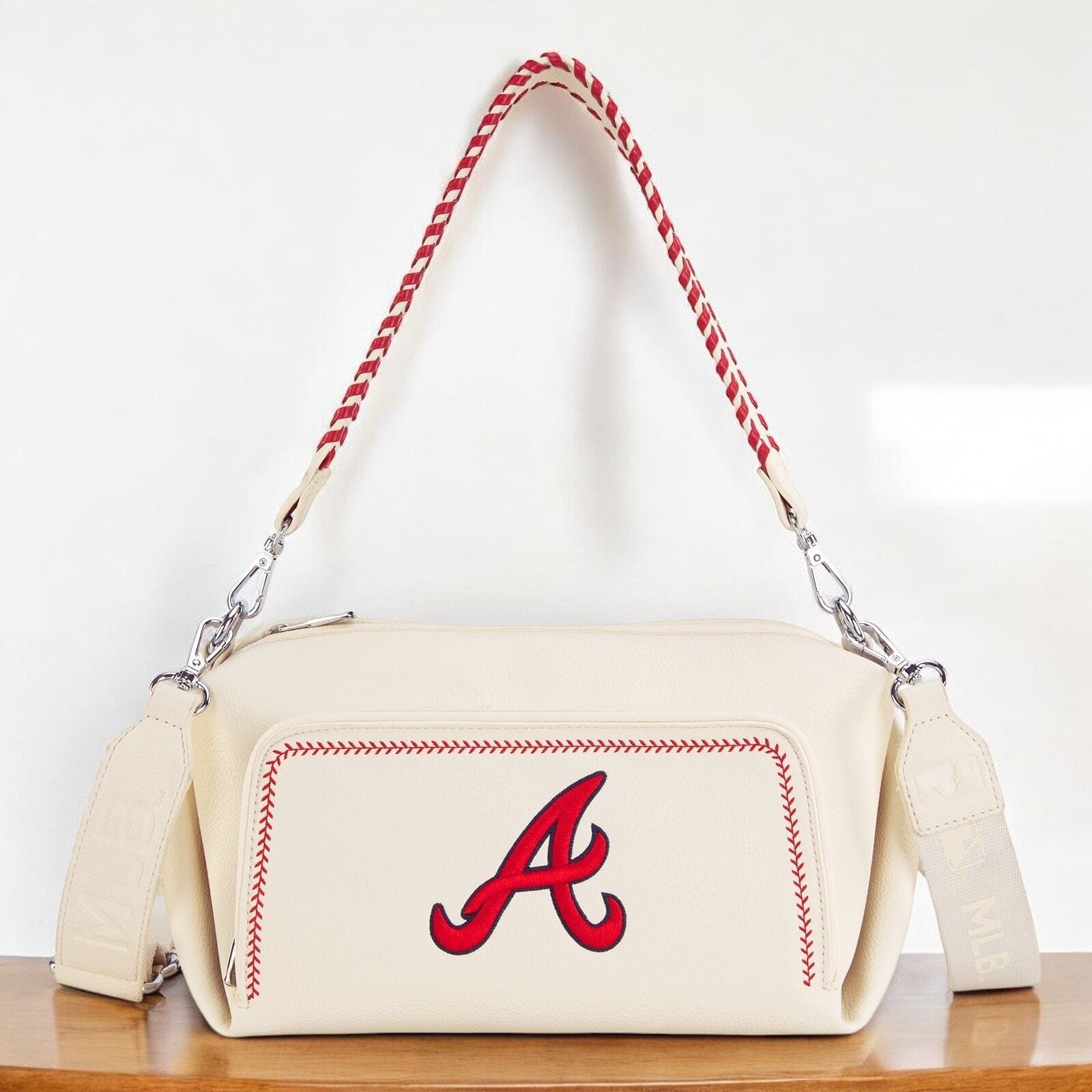 MLB Atlanta Braves Beige Small Shoulder Bag/Crossbody *NEW in Package*