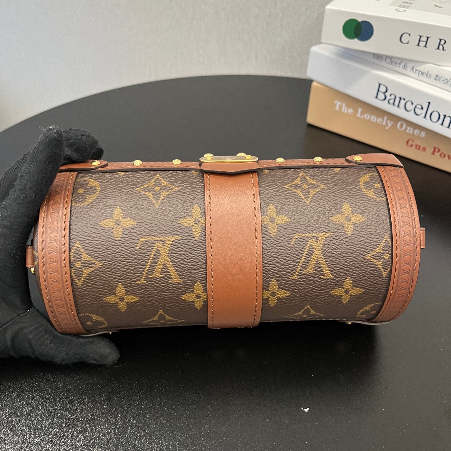 Louis Vuitton Papillon Trunk Normal Brown Monogram Canvas Crossbody Bag US Ship