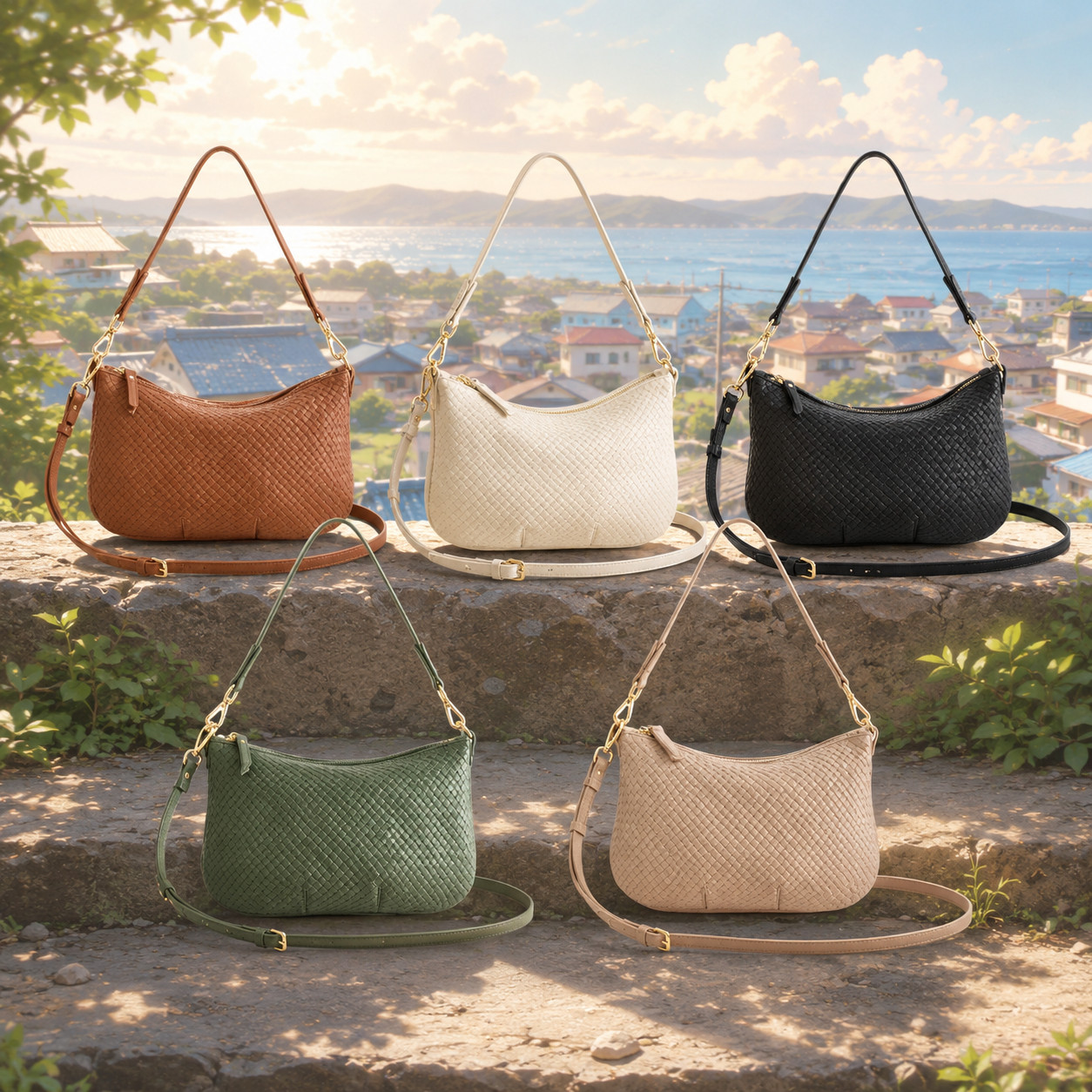NEW Free Shipping Quince Sloane Handwoven Mini Shoulder Bag ALL COLORS