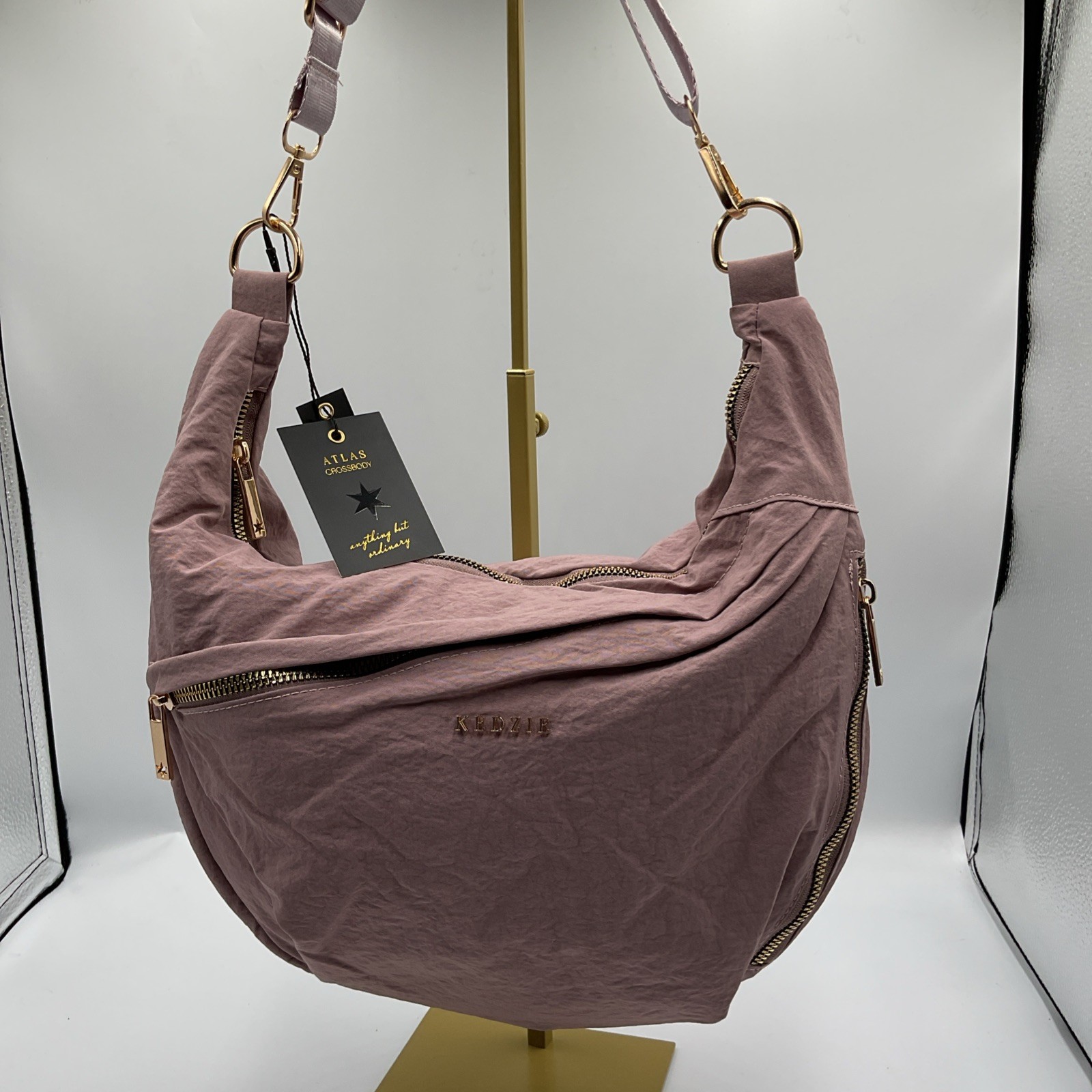 KEDZIE Atlas Lightweight Convertible Crossbody Bag for Women