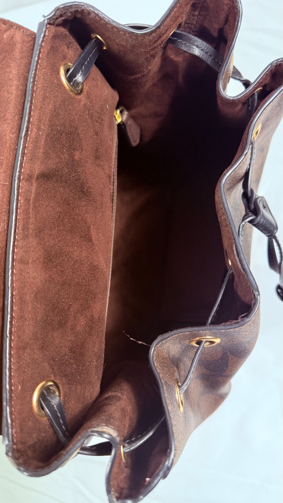 Coach Womens Kleo Backpack (IM/Brown Black)