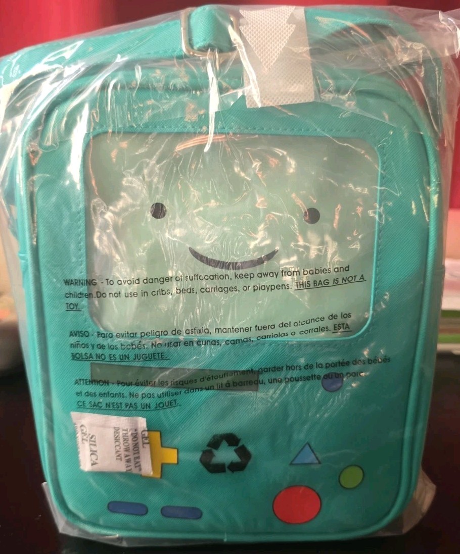 NEW Adventure Time BMO Double-Sided Crossbody Bag