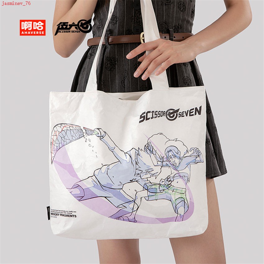 Anime Killer Seven Official Canvas Foldable Shopping Bag Tote Bag Shoulder Bag