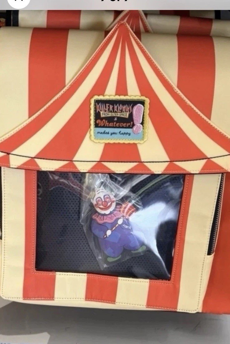 KILLER KLOWNS Outer Space Whatever Makes You Happy Crossbody Big Top Tent Bag
