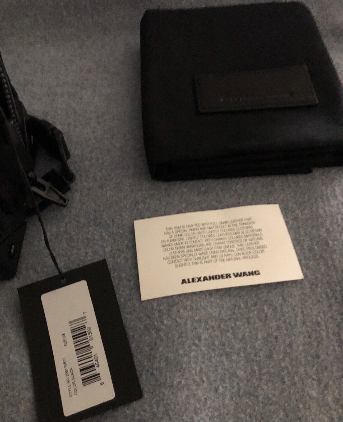 Alexander Wang “Jade” Box Lambskin Patent Clutch Handbag Jade – Holographic $675