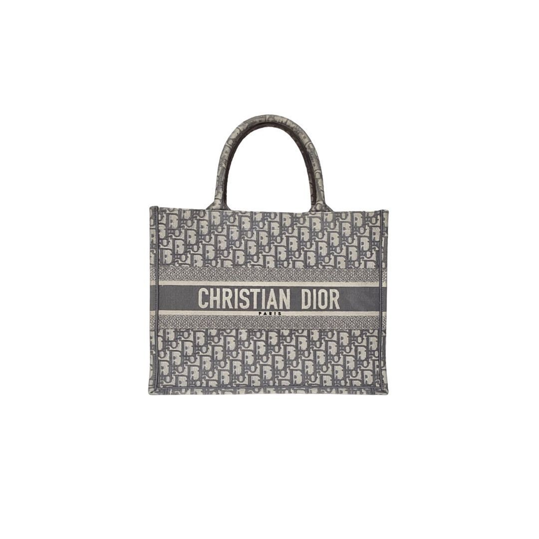 Dior Oblique Grey/White Book Tote 35x37x17cm SN: 62-MA-1210