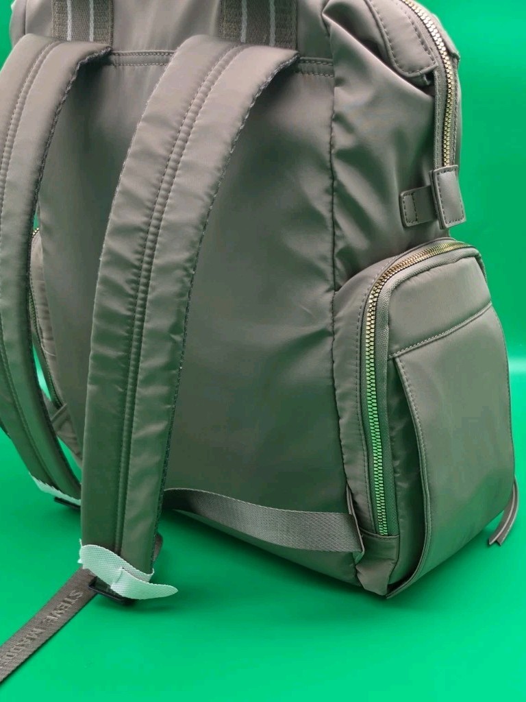 Steve Madden Baby Bag Olive Green Backpack Model DD382315 NEW