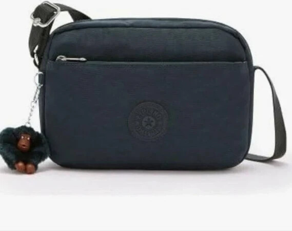 NEW Kipling Damian Crossbody Sling Bag -True Blue Tonal (9″ x 7.25″ x 2″ )