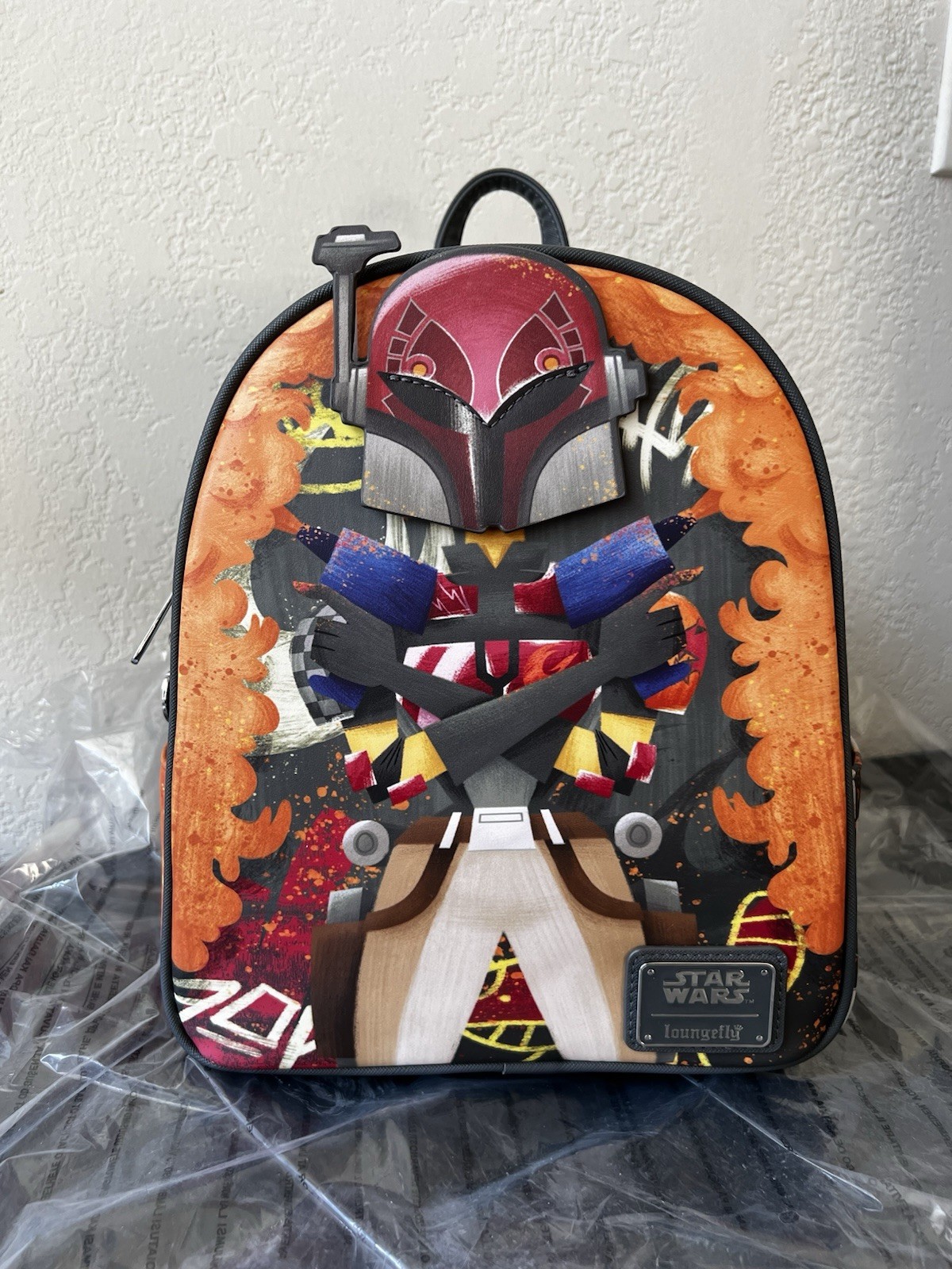 Loungefly Star Wars Rebels Sabine Spray Paint Mini Backpack Mandalorian – NWT