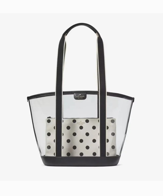 Kate Spade Clare See Through Tote & Pouch Set – Beach Stadium Clear Concert