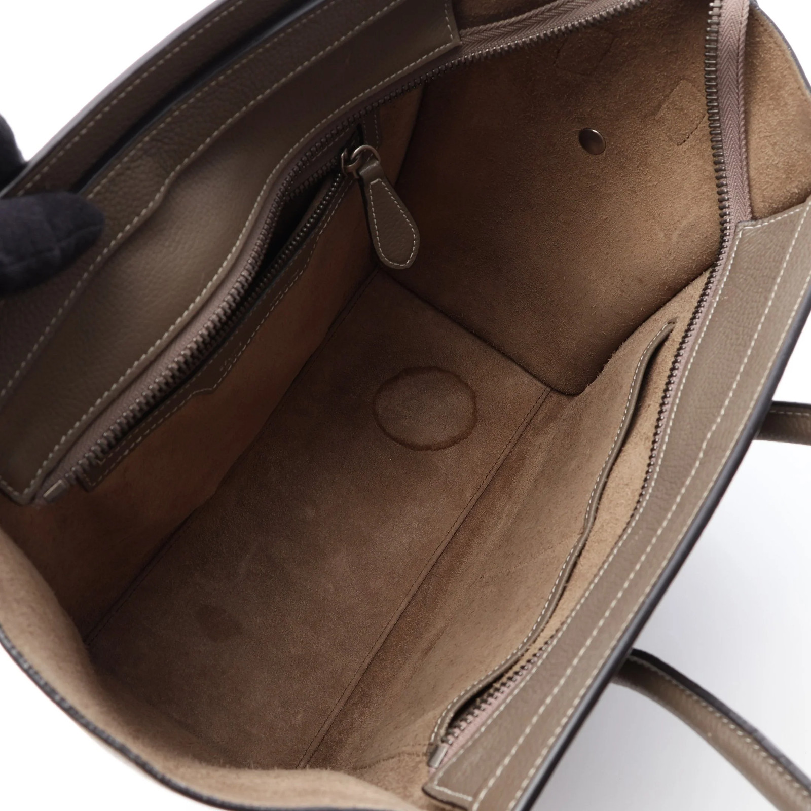 Celine Tote Bag Gray Leather #RCB10895