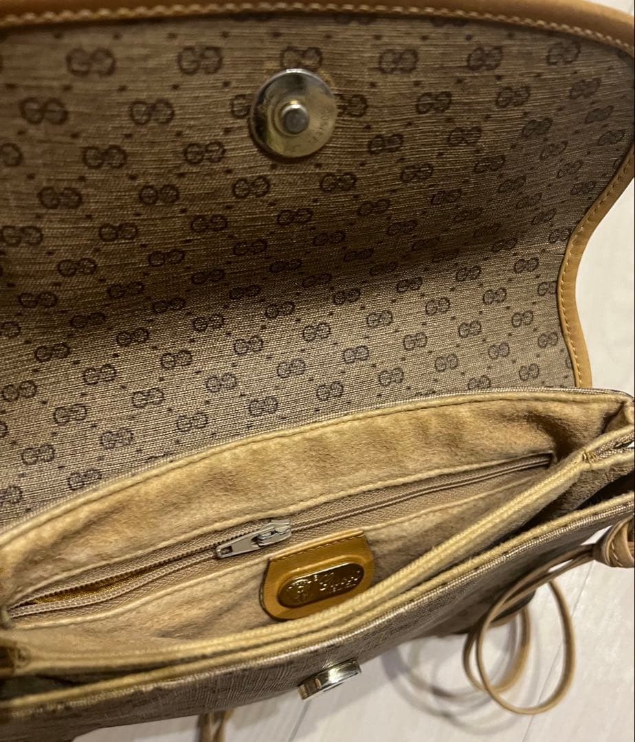 GUCCI GG Shoulder Bag Brown Women Auth 6.69 x 8.26 x 2.36inch