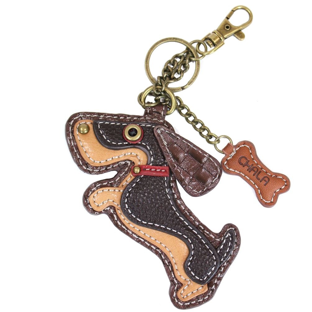 Chala WIENER DOG Dachshund Key Fob NWT