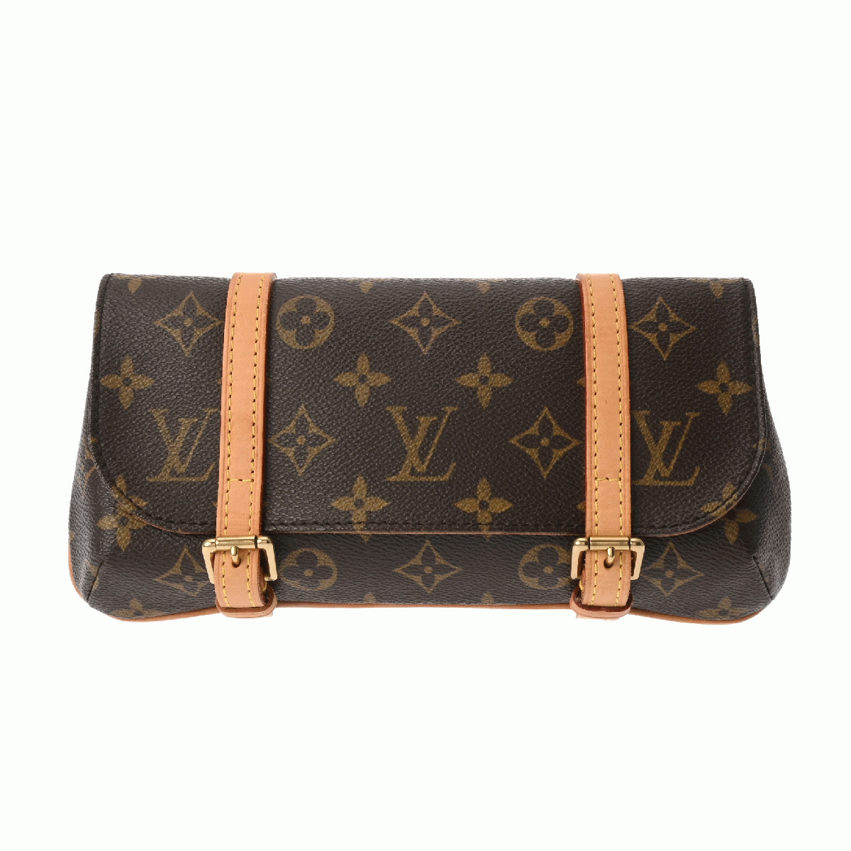 Louis Vuitton Pochette M51157 Shoulder Bag Monogram Canvas Brown #WB2909