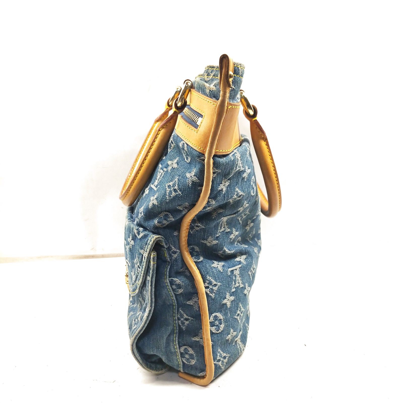 Louis Vuitton LV Tote Bag M95018 Flat Shopper Monogram Denim 2284152