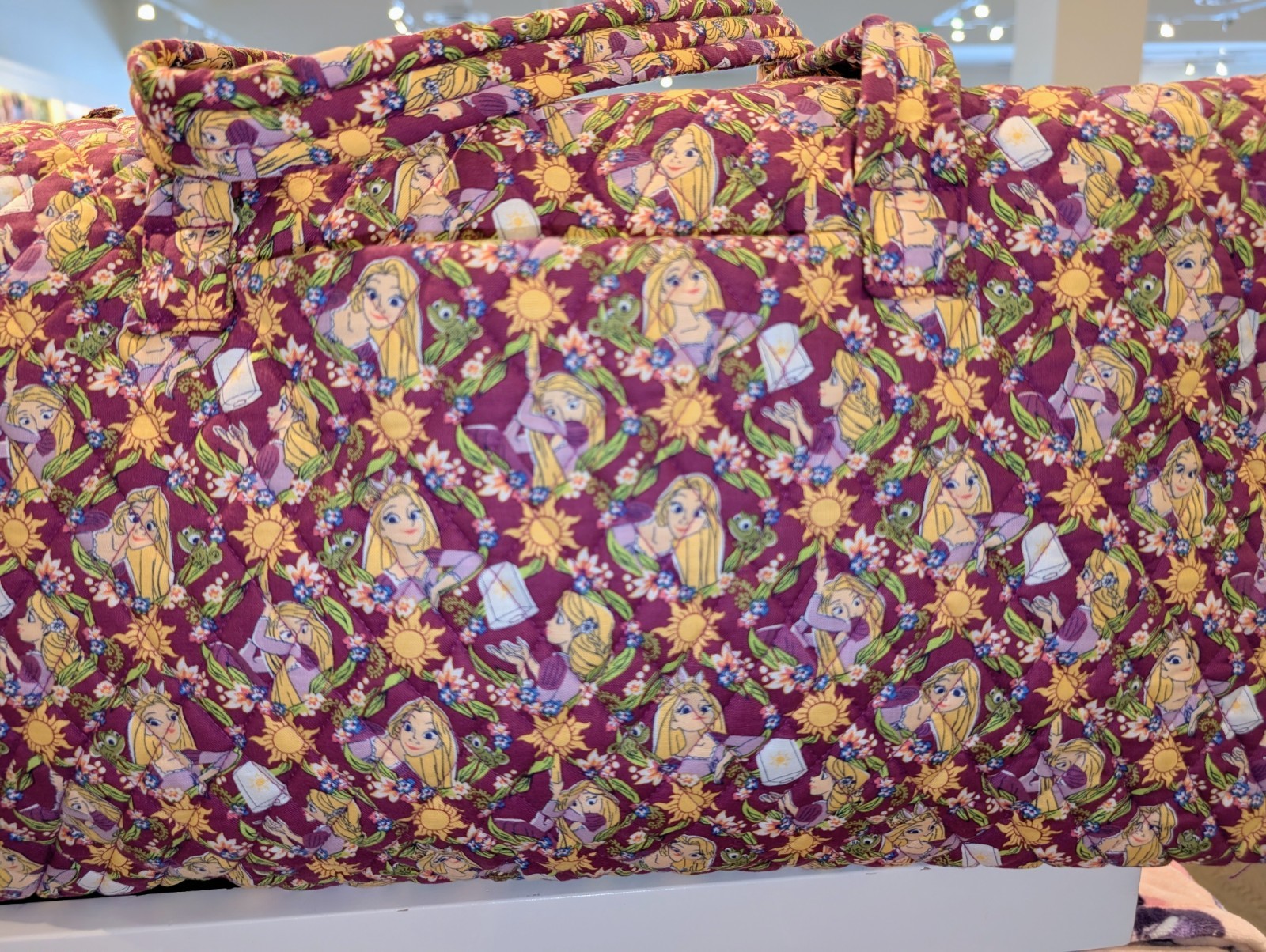Vera Bradley Disney Rapunzel Climbing Ivy Large Travel Duffel