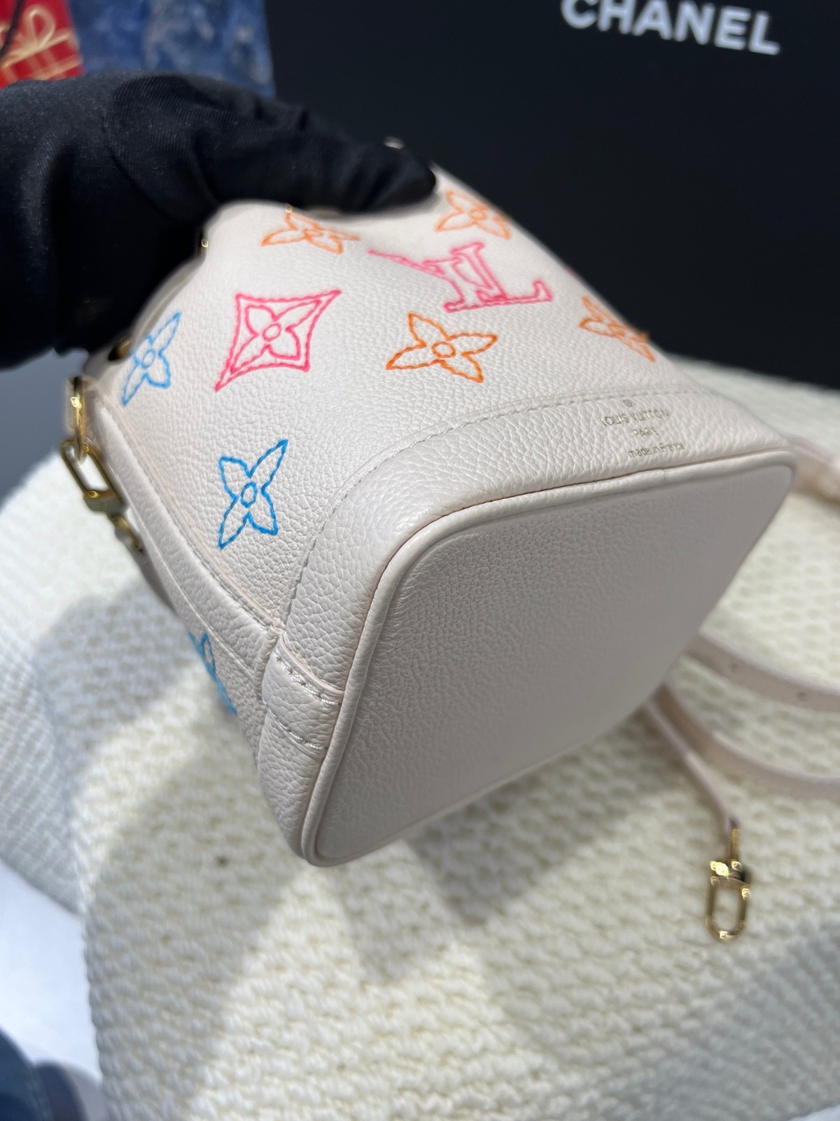 Louis Vuitton Nano Noé Bucket Bag Monogram Colorful Shoulder Bag [Duties Paid]