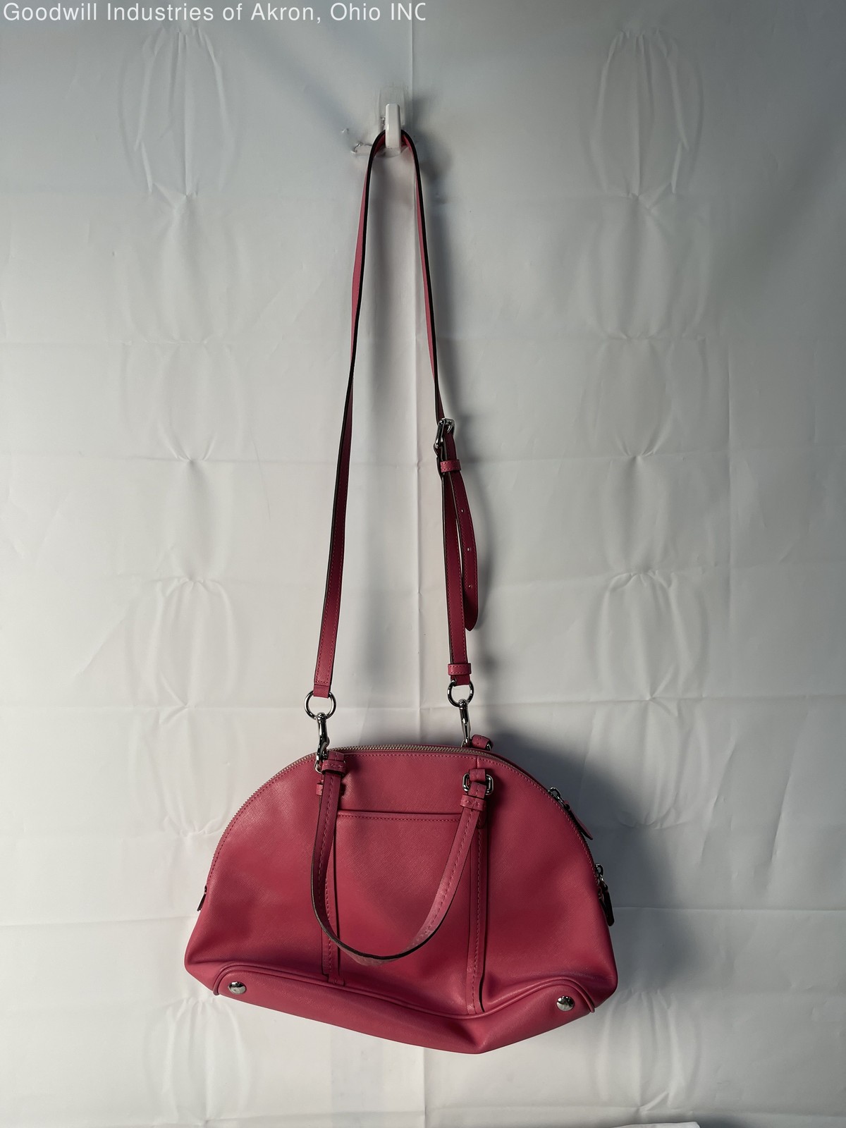 Gently Loved Certified Authentic Pink Coach Dome Satchel