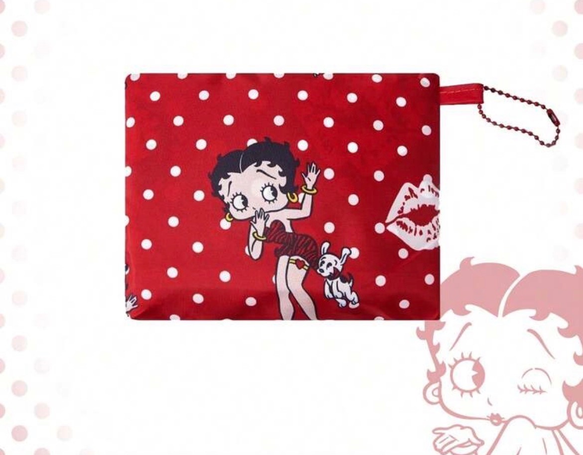 New 20” BETTY BOOP Handbag Pet PUDGY Dog BIMBO Purse Tote RED Travel HOBO Bag
