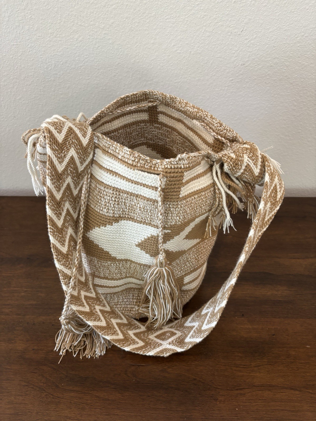 New Authentic 100% Arhuaco Machila Colombia Large Handwoven Large Bag Multicolor