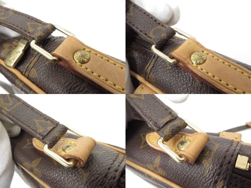 Authentic Louis Vuitton Monogram Danube Shoulder Bag Crossbody F#52791