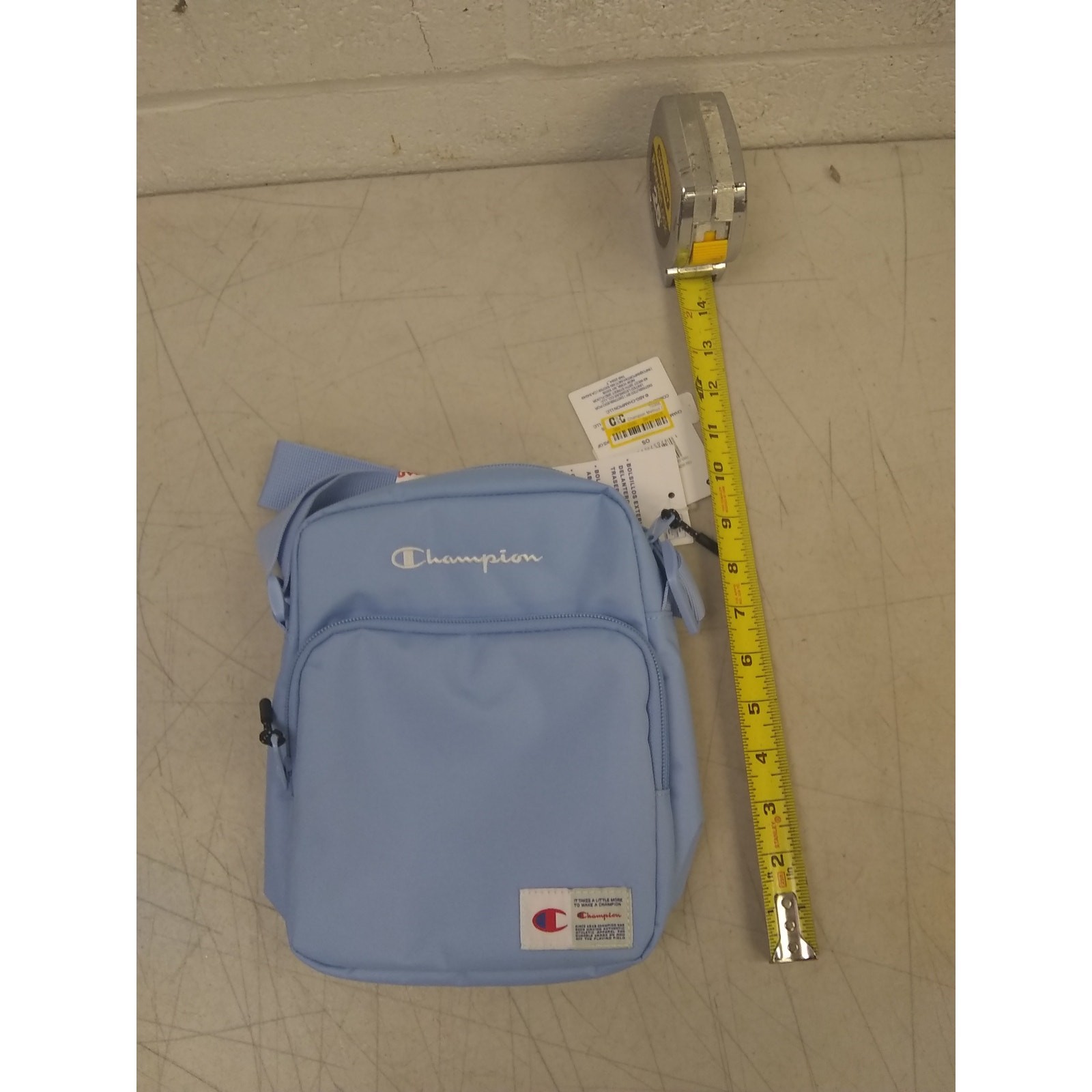 Champion Method Cross Body Handbag Strap – Light Blue 10″x9″x3″