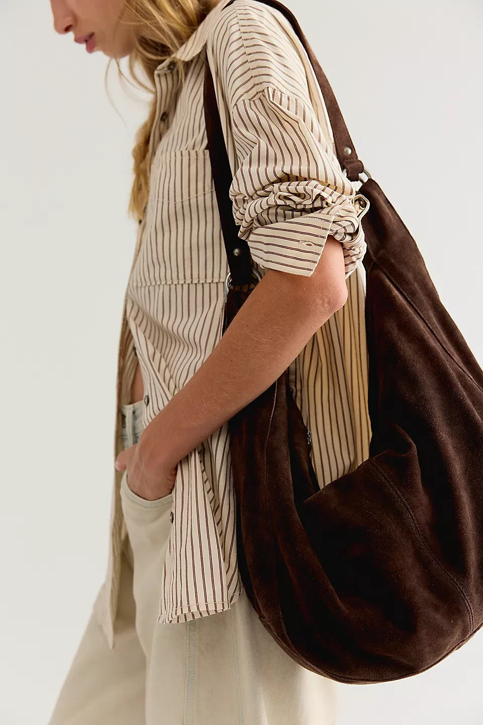 Freepeople – Roma Suede Tote Bag Sale US