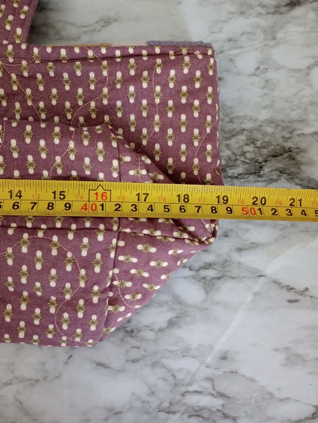 Handmade REVERSIBLE Cloth Tote Bag No Closure