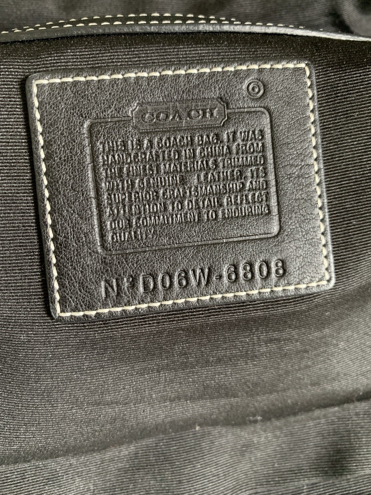 Vintage Coach Signature Medium Soho Flap Bag Black 6808 Y2K