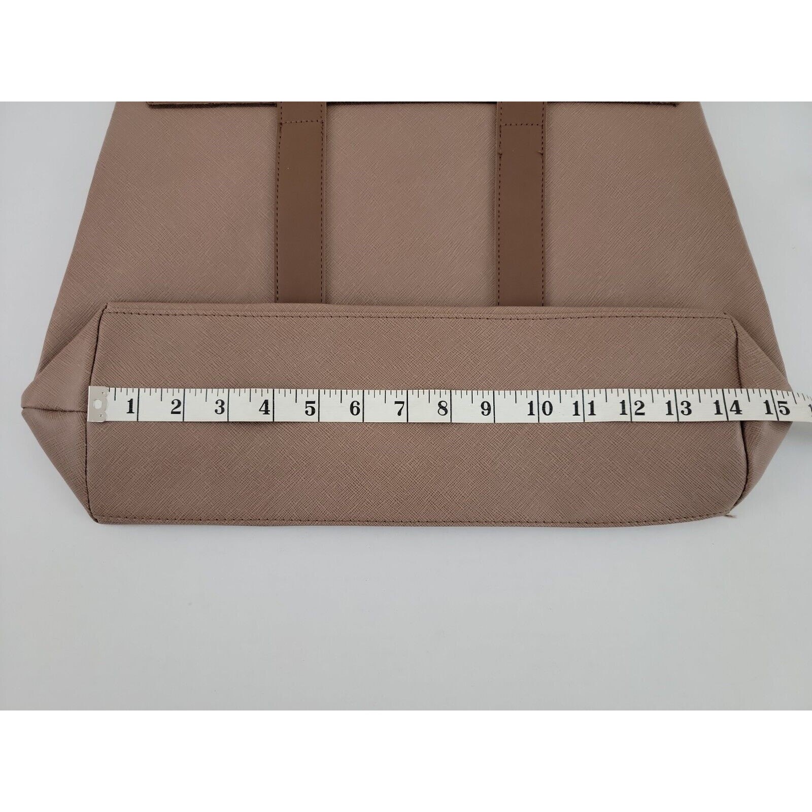 Tanger Outlets Womens Large Shopping Tote Purse Bag NWOT Tan and Brown NEW
