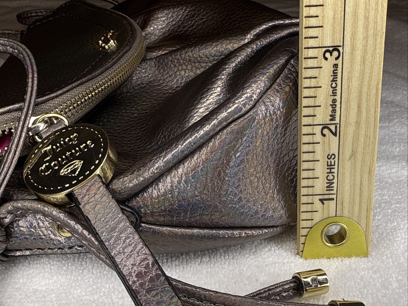 VTG Signature Y2K Collection Juicy Couture Crossbody Holographic Iridescent Bag