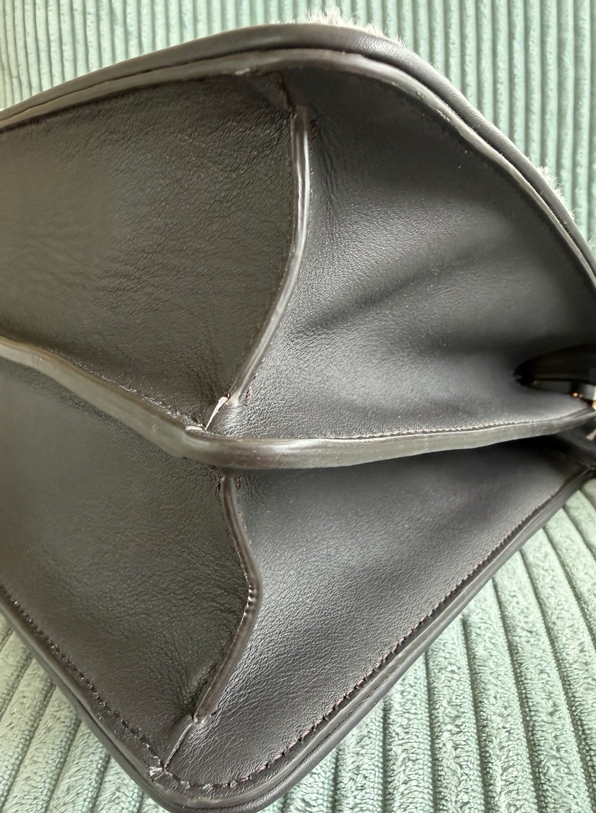 Fendi Peekaboo IseeU Bag – Grey FF Zucca Mint Fur