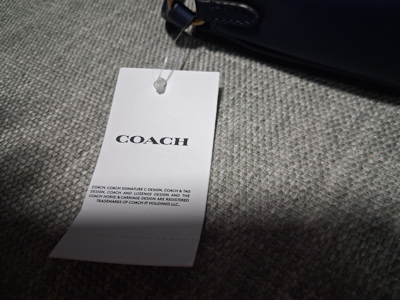 Small Coach Bag New with Tags. Navy blue