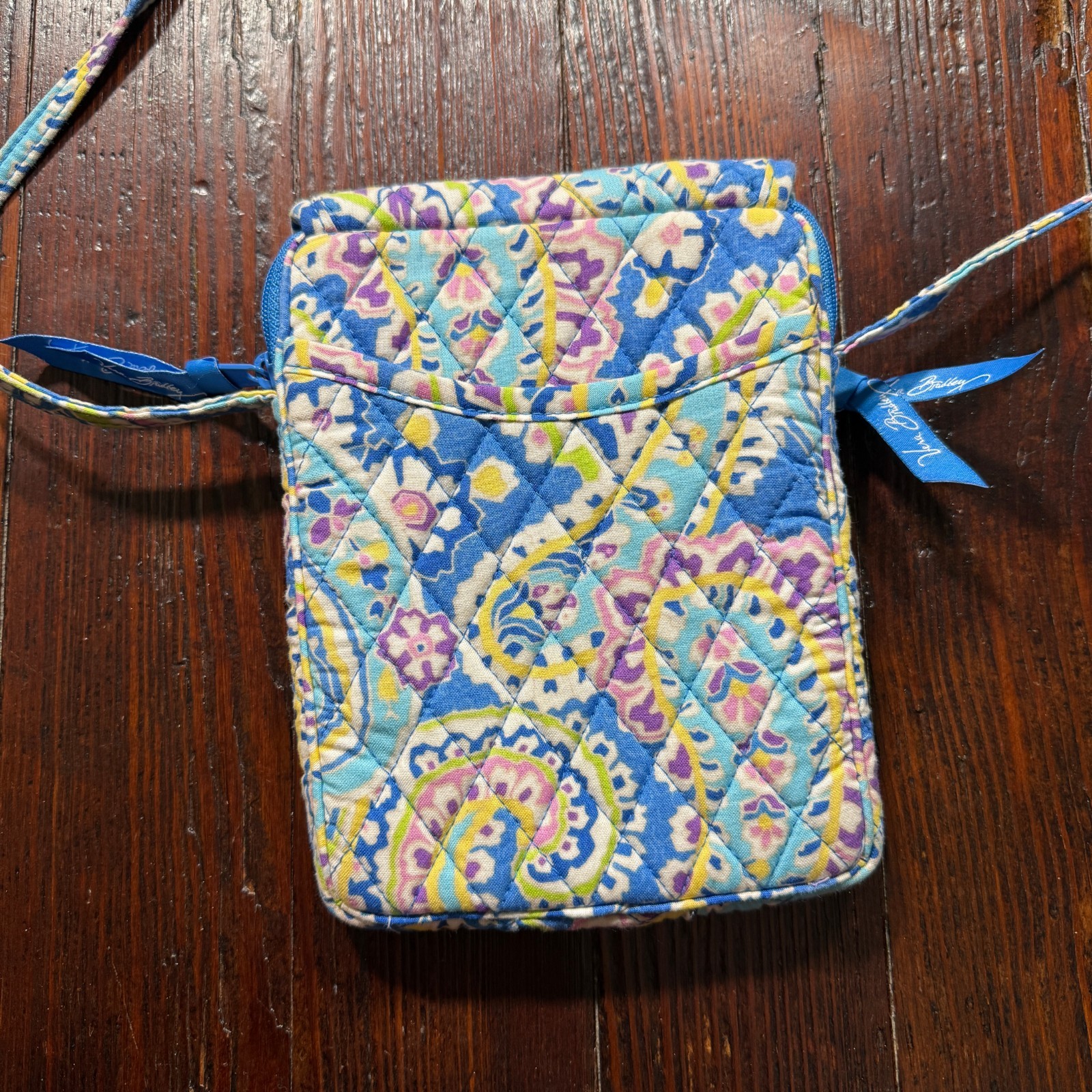 Vera Bradley Mini Hipster Crossbody Bag Purse – Capri Blue – Retired