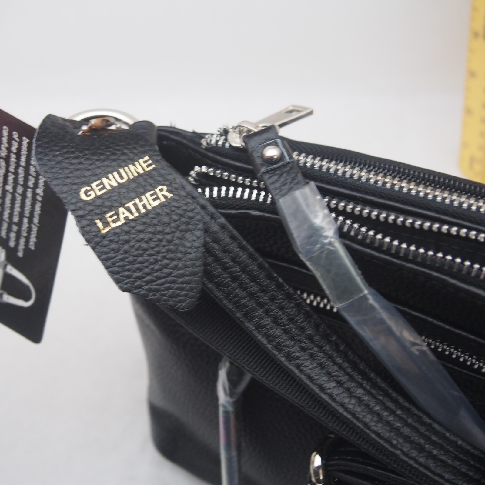 Concealed Carry Purse Women Genuine Leather CCW Shoulder Bag Crossbody Black