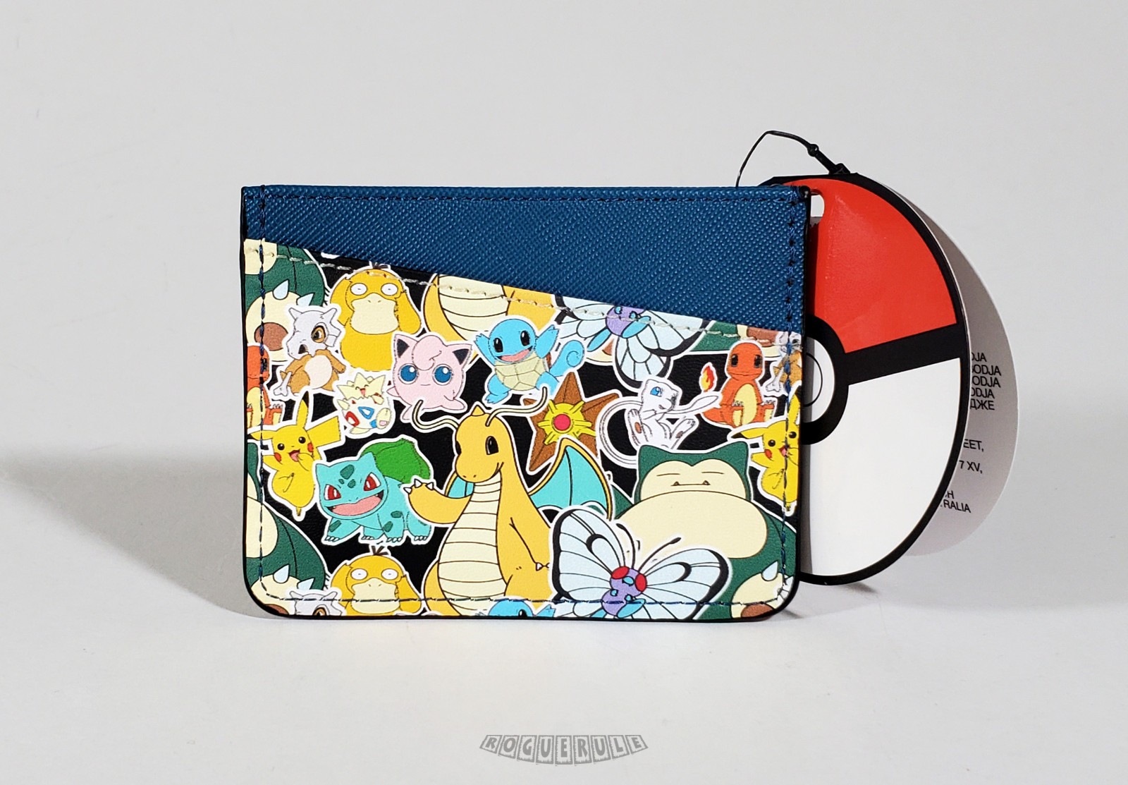 🚦Loungefly Pokemon Sticker Collage Cardholder – Exclusive – 2021 – New!