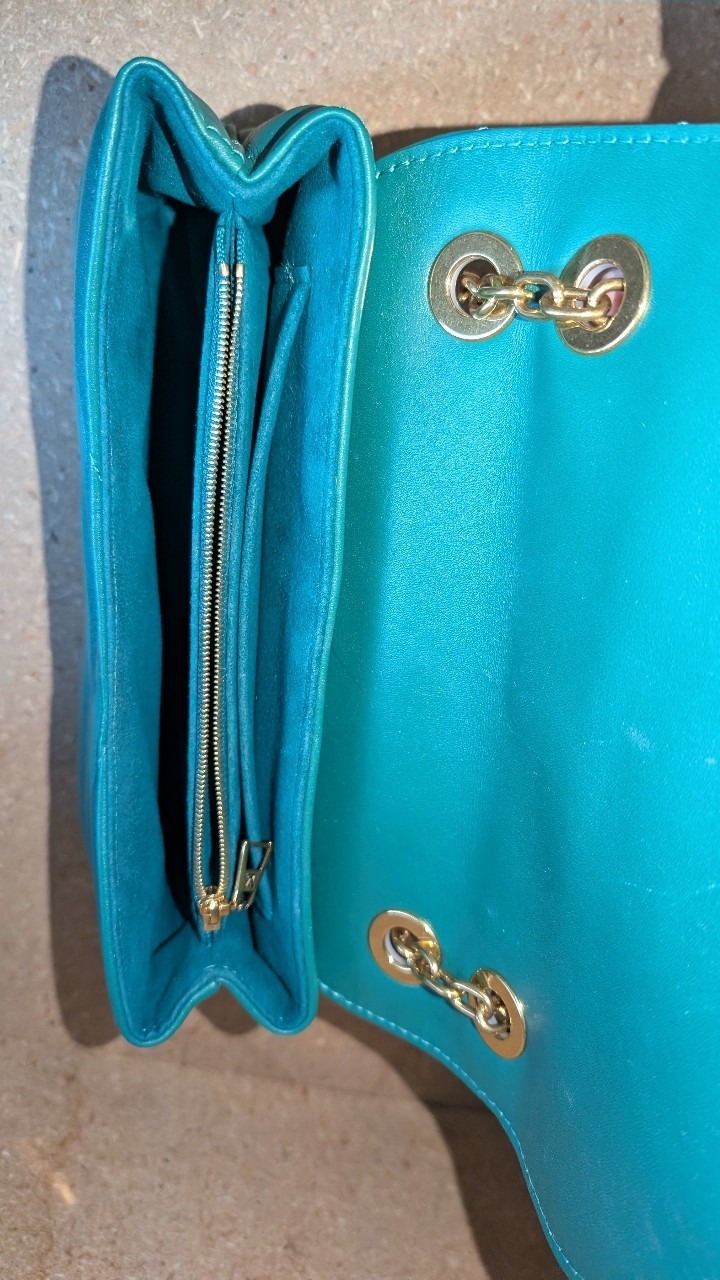 U28474 Authentic Louis Vuitton Emerald Wave Monogram Shoulder Bag G2U