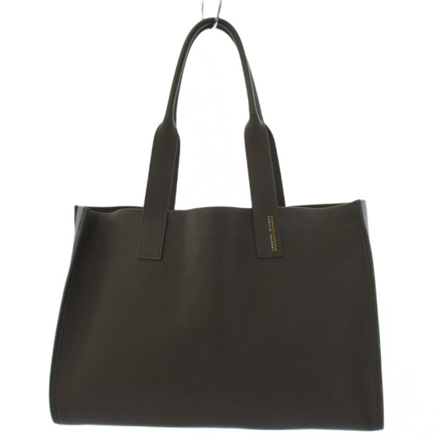 CAMILLE FOURNET Bag: Tote Gray W43.5H29.5D12.5cm w/dust bag;