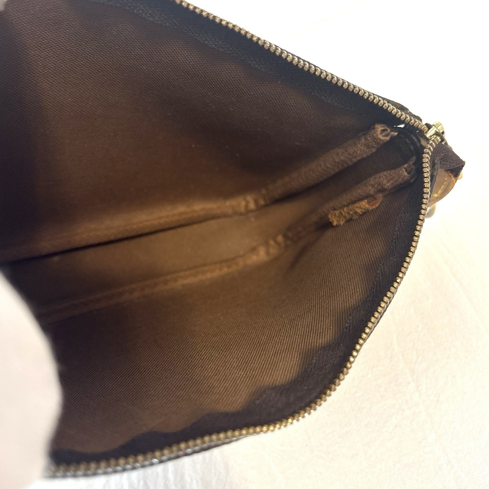 Auth Louis Vuitton Monogram Pochette Accessoires Pouch M51980 W/Box/Bag
