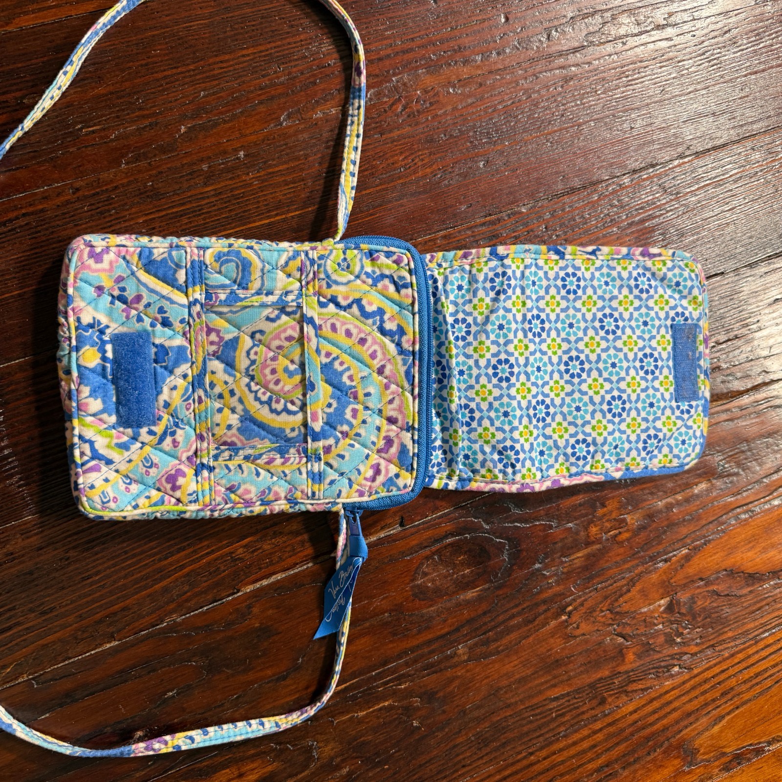 Vera Bradley Mini Hipster Crossbody Bag Purse – Capri Blue – Retired