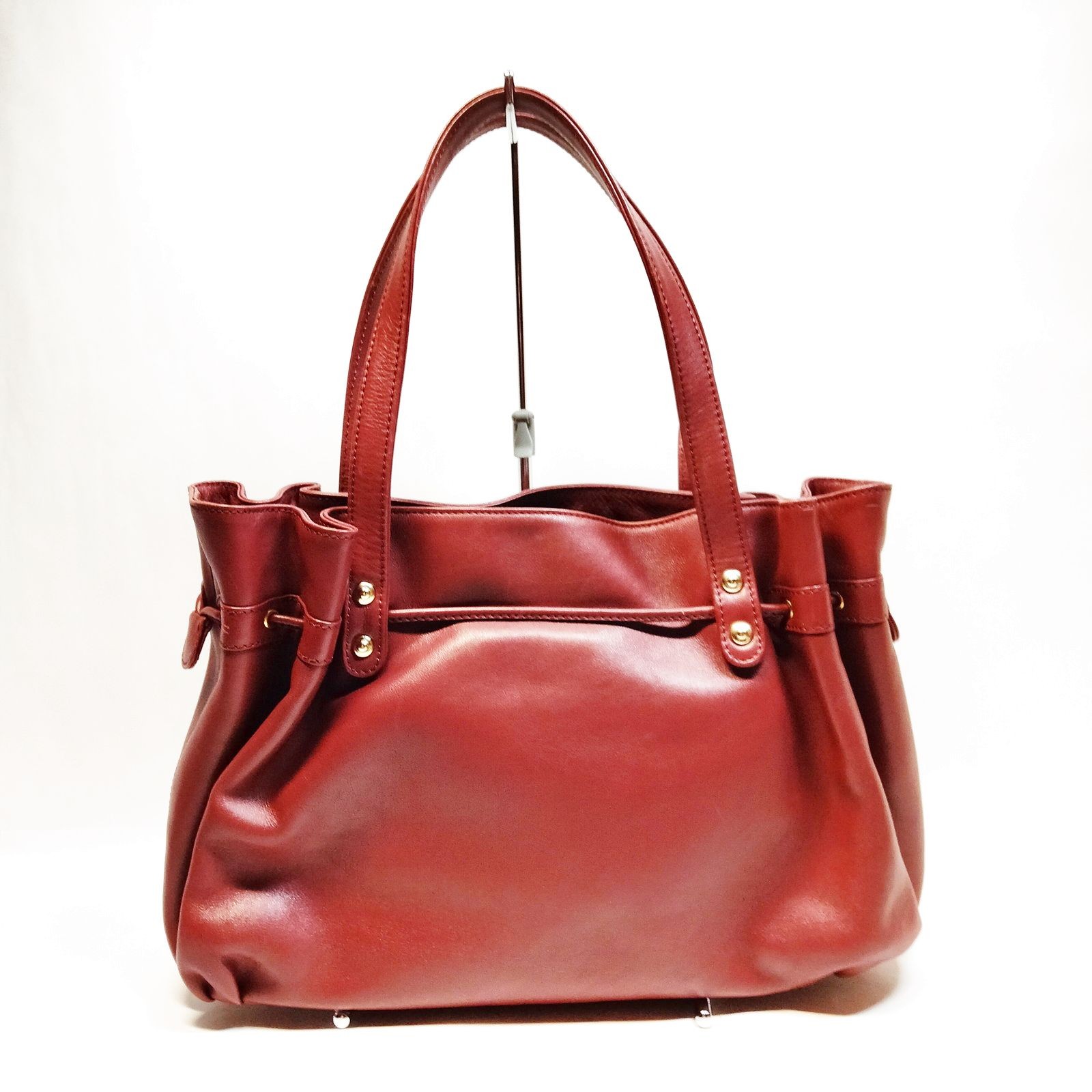 MORABITO Tote Bag Bordeaux Leather 3970358