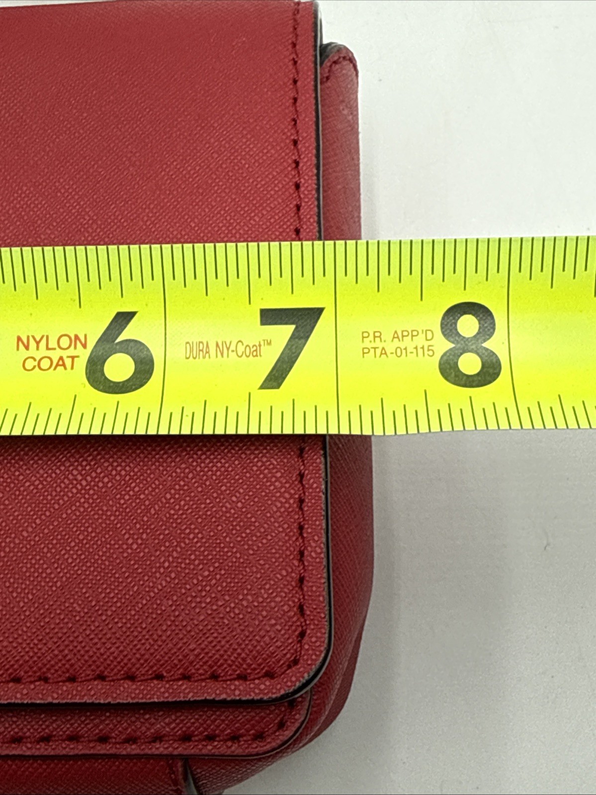 Kate Spade Red New York Rosso Cameron Street Saffiano Hope Crossbody Purse Bag