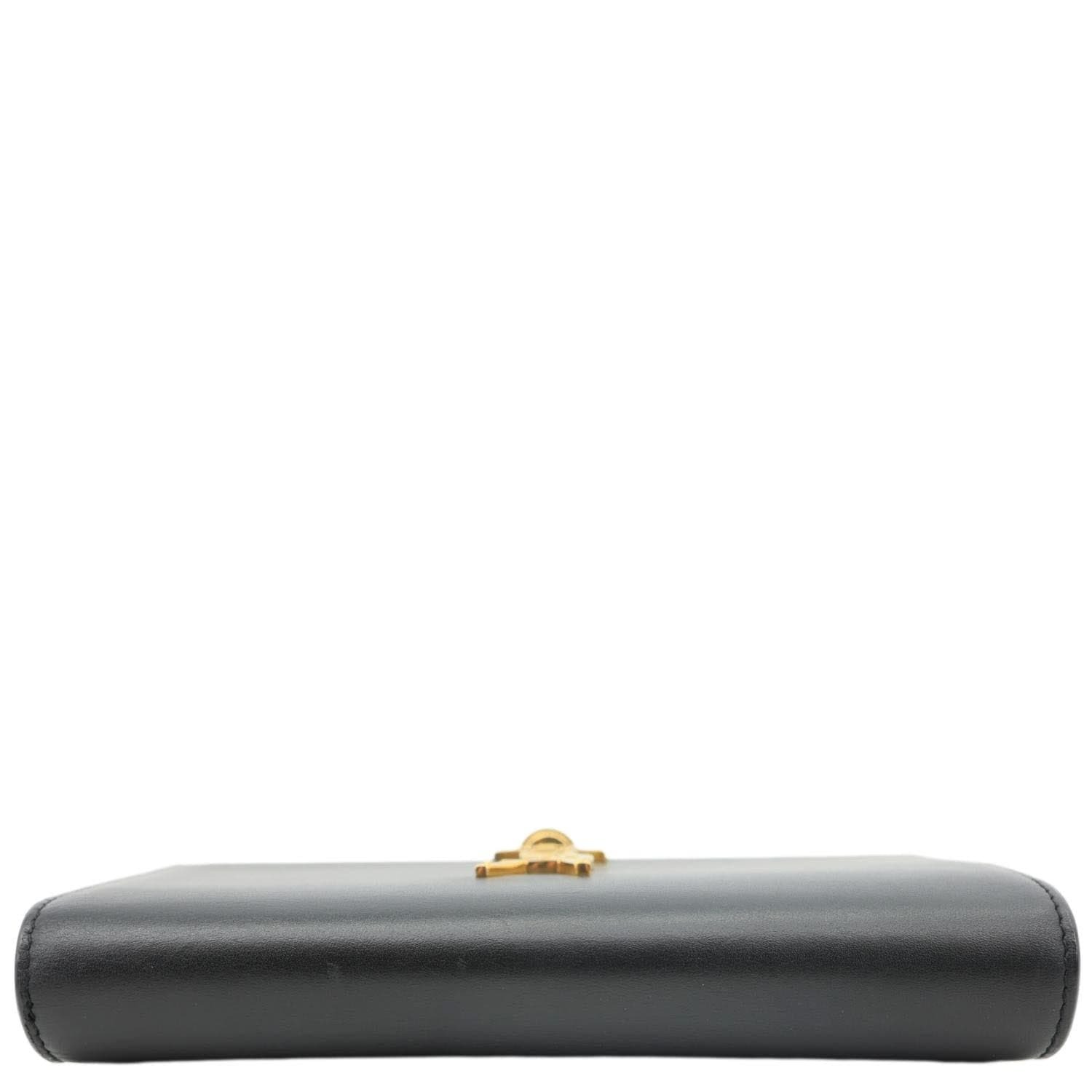 YVES SAINT LAURENT Kate Tassel Smooth Calfskin Leather Chain Crossbody Bag Black