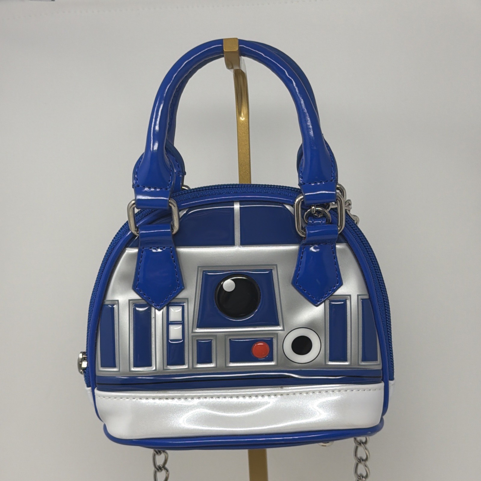 Star Wars Loungefly R2-D2 Mini Dome Crossbody Blue Store Model